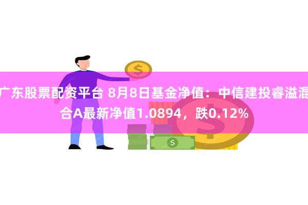 广东股票配资平台 8月8日基金净值：中信建投睿溢混合A最新净值1.0894，跌0.12%