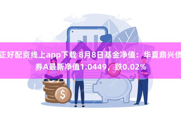 正好配资线上app下载 8月8日基金净值：华夏鼎兴债券A最新净值1.0449，跌0.02%