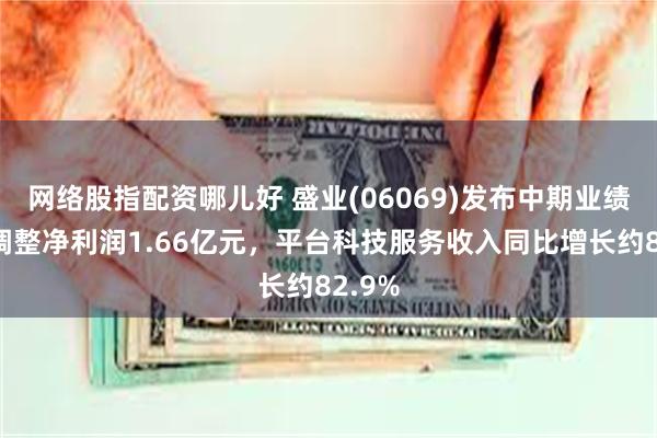 网络股指配资哪儿好 盛业(06069)发布中期业绩，经调整净利润1.66亿元，平台科技服务收入同比增长约82.9%